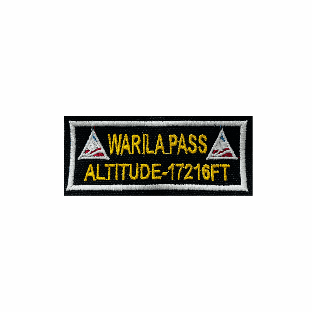Warila pass 4*2 inches embroidered patch - TRG GEARS