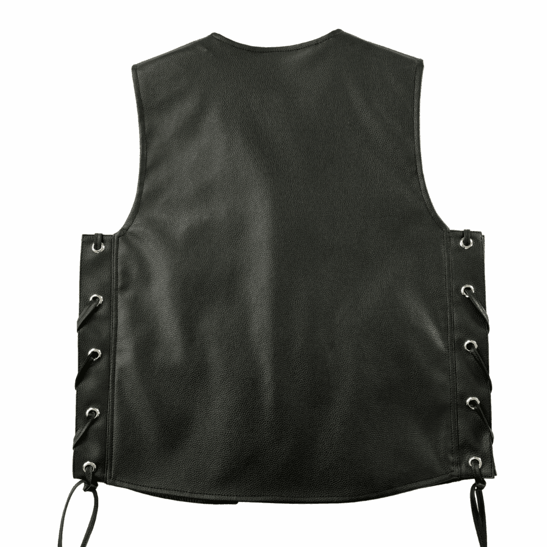 Trg06 faux / synthetic leather riding vest - TRG GEARS