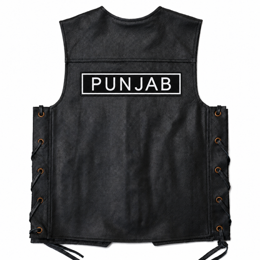 Punjab Straight State Back Embroidered Patch 2.5 × 10 Inch – Iron On / Sew On