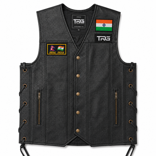 India & Nepal Flag Embroidered Patch 2 x 3.5 Inch – Iron On / Sew On