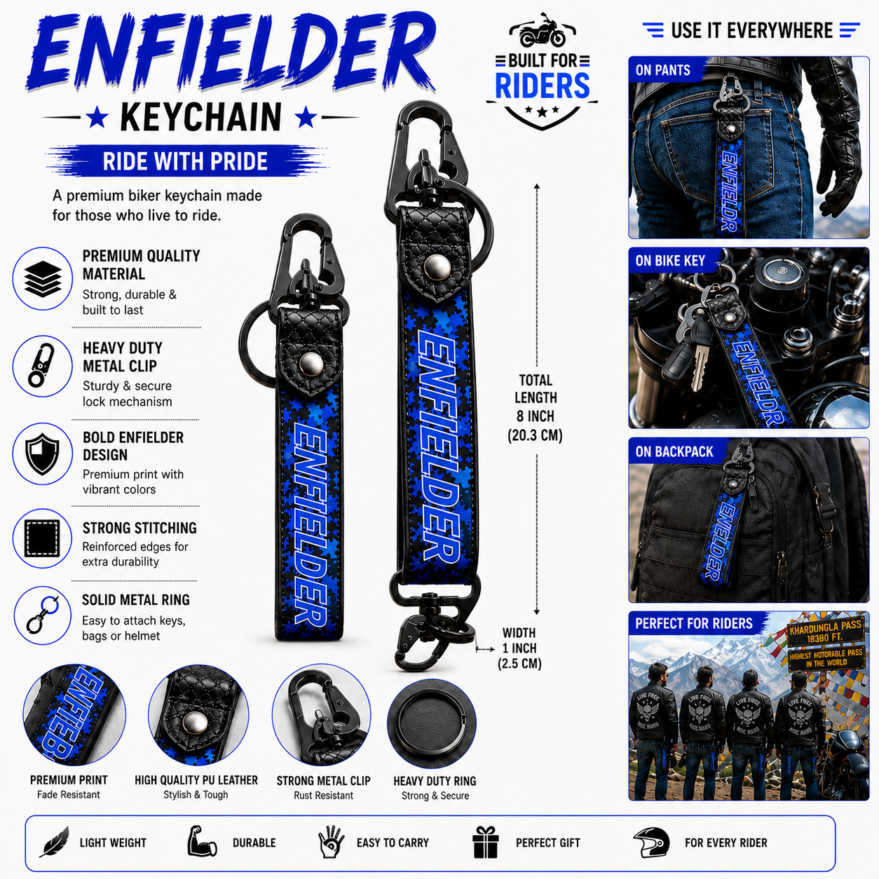 Enfielder Keychain