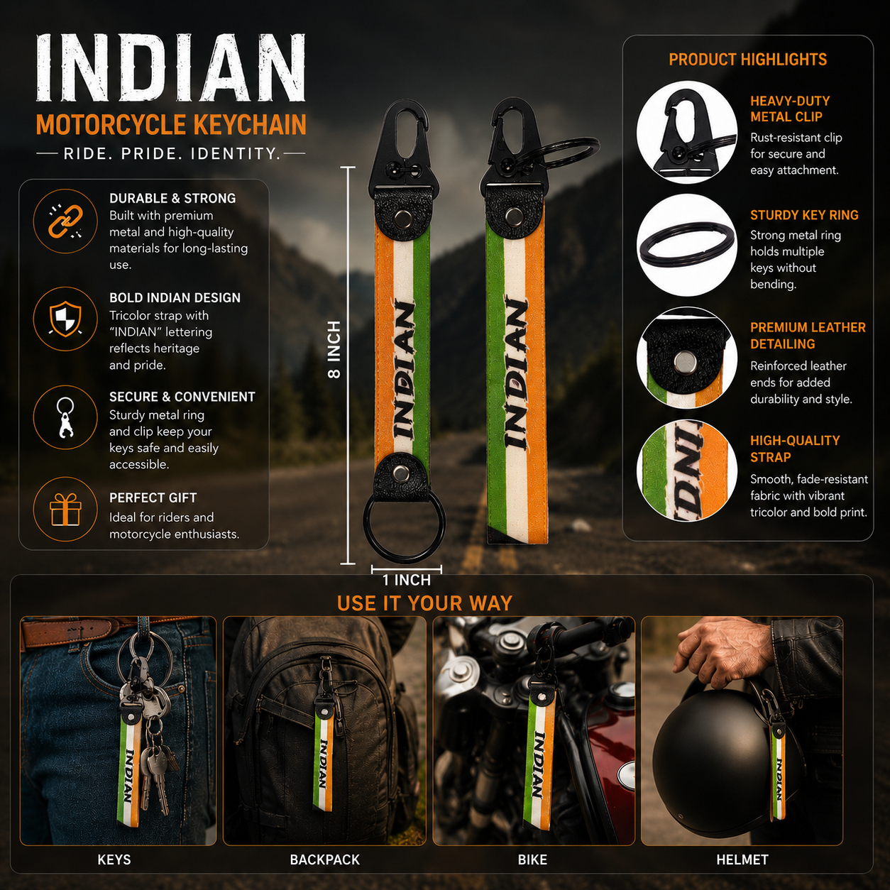 Indian Keychain