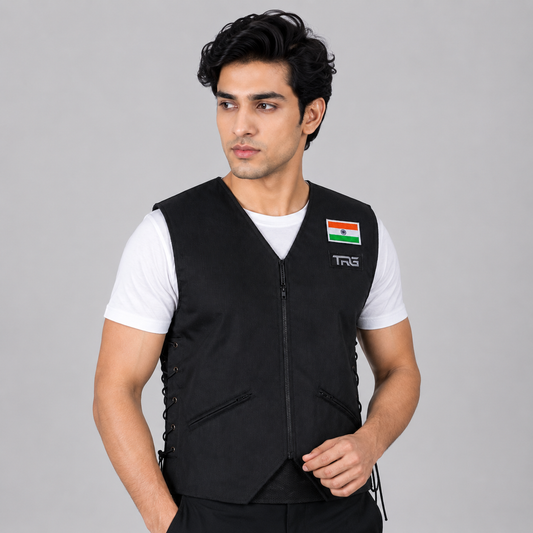 TRG01 Nylon Matty Motorcycle Riding Vest – Premium Biker Vest
