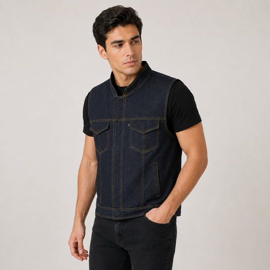 TRG020 Sons of Anarchy Style Denim Vest