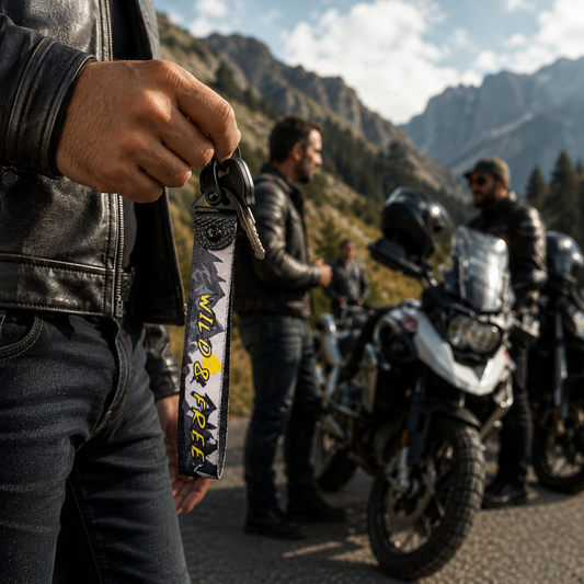 Wild & Free Keychain (8 × 1 Inch)