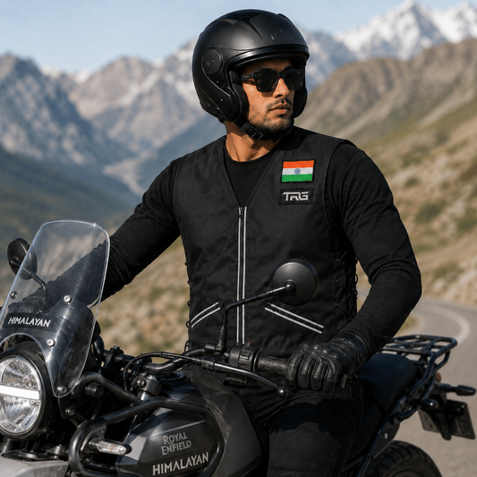 TRG03 Reflective Motorcycle Riding Vest – High Visibility Biker Vest