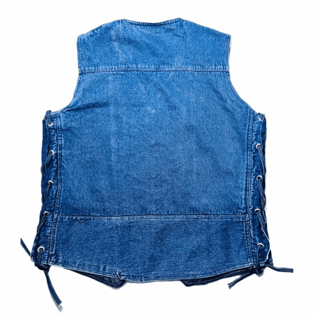 Trg09 cotton denim riding vest - TRG GEARS