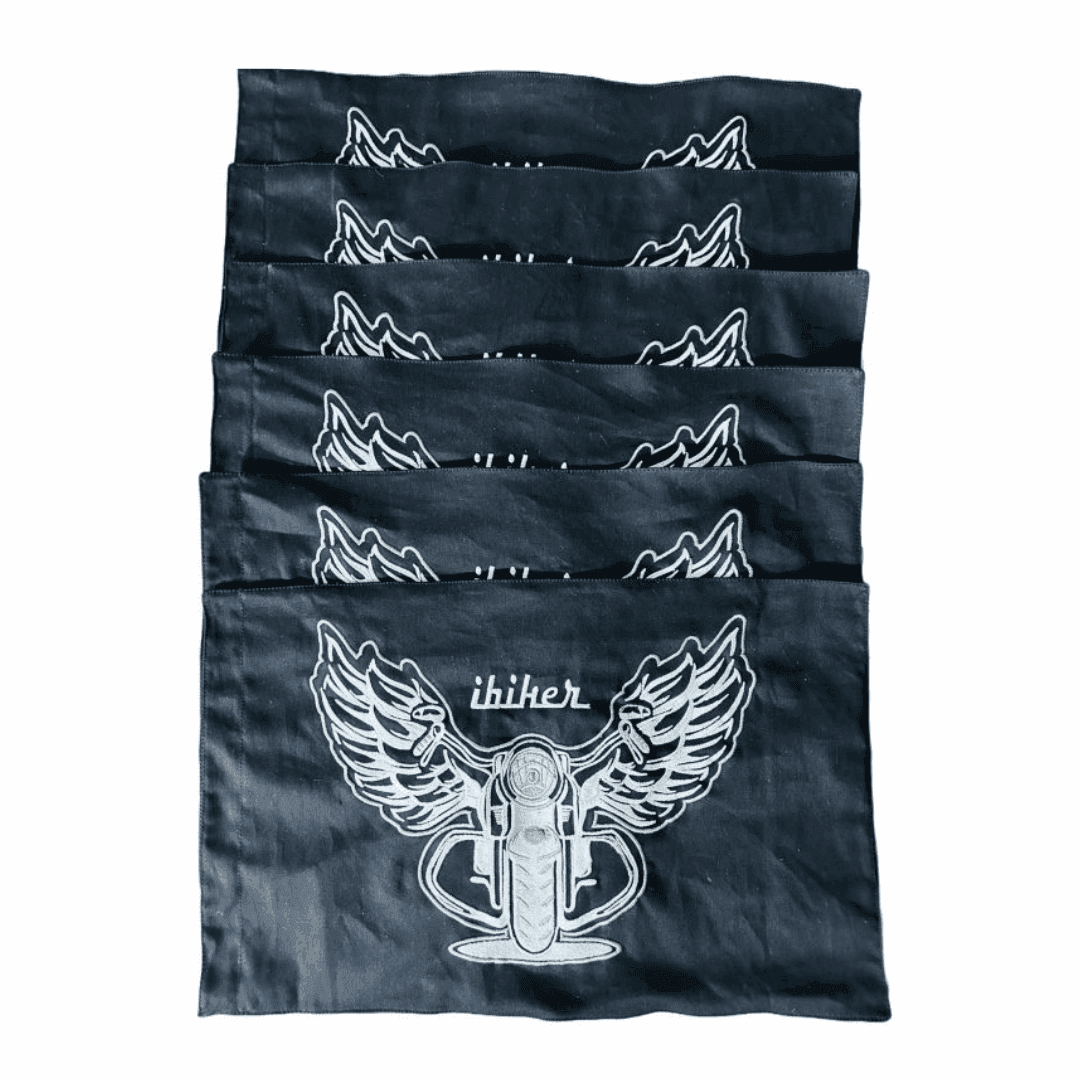 Customised embroidered biker flag 12*18 inches - TRG GEARS
