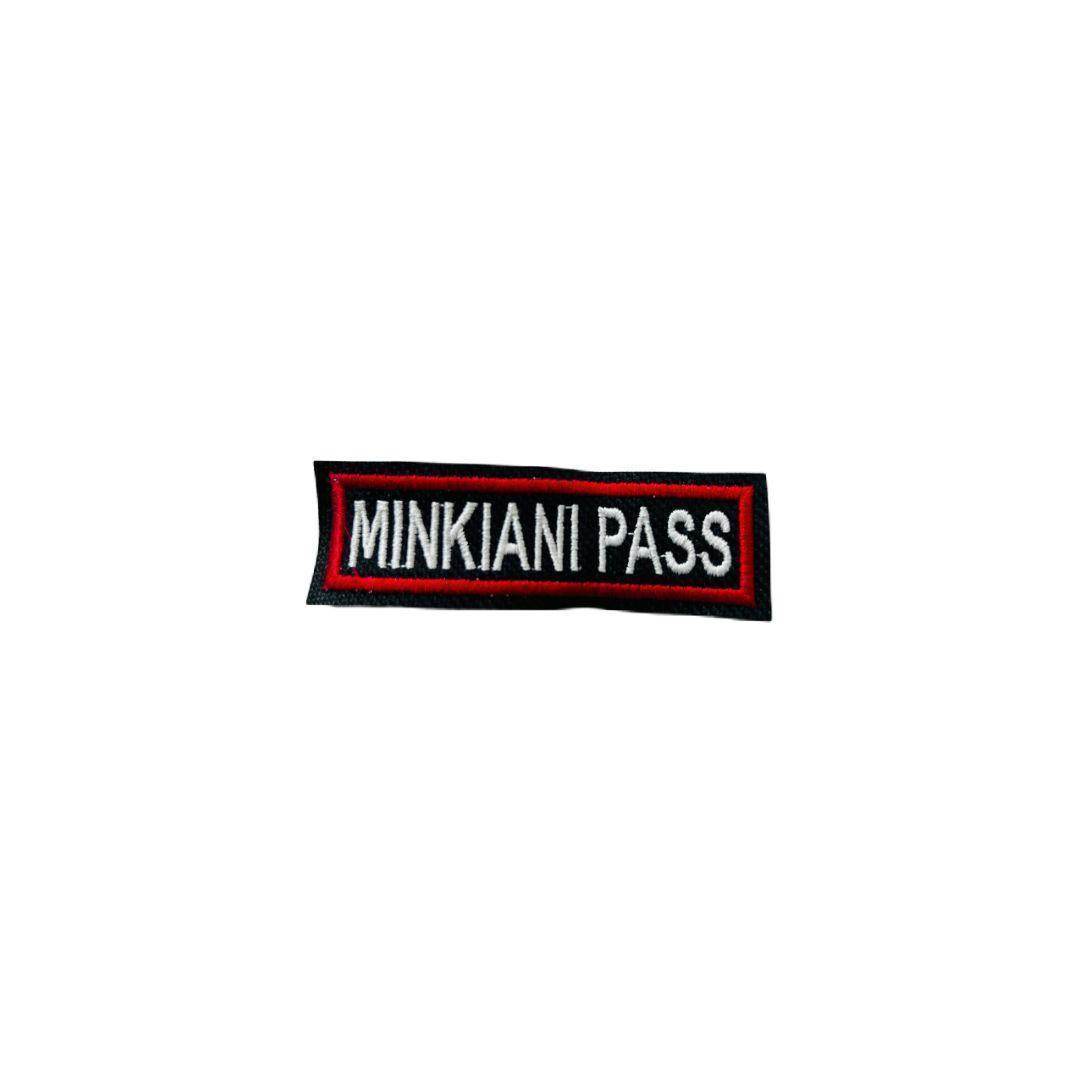 Minkiani pass expedition patch embroidered 1*4 inches - TRG GEARS