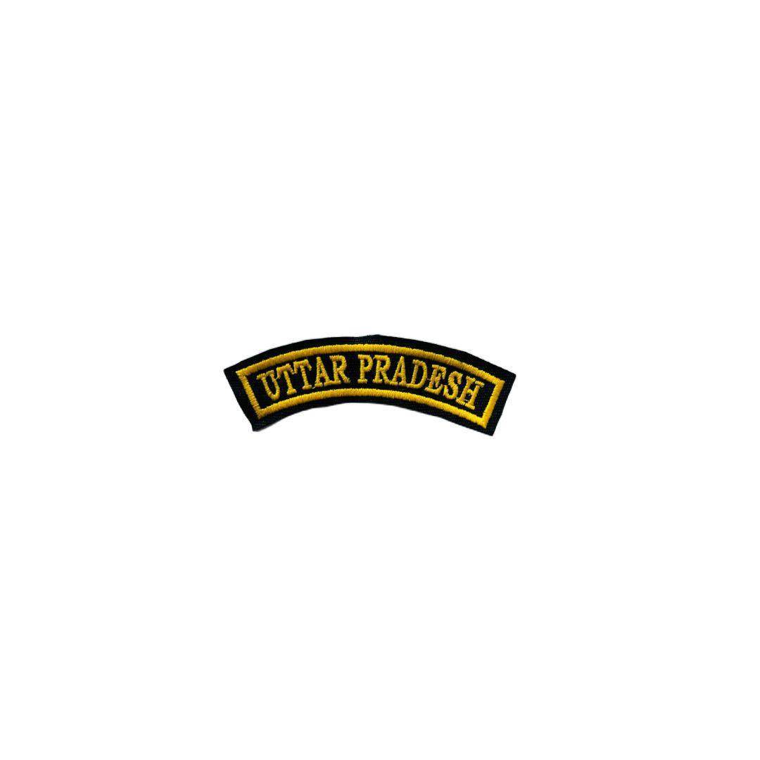 Uttar pradesh state patch embroidered 1* 4 inches - TRG GEARS