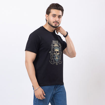 Biker Skull Chain Tshirt