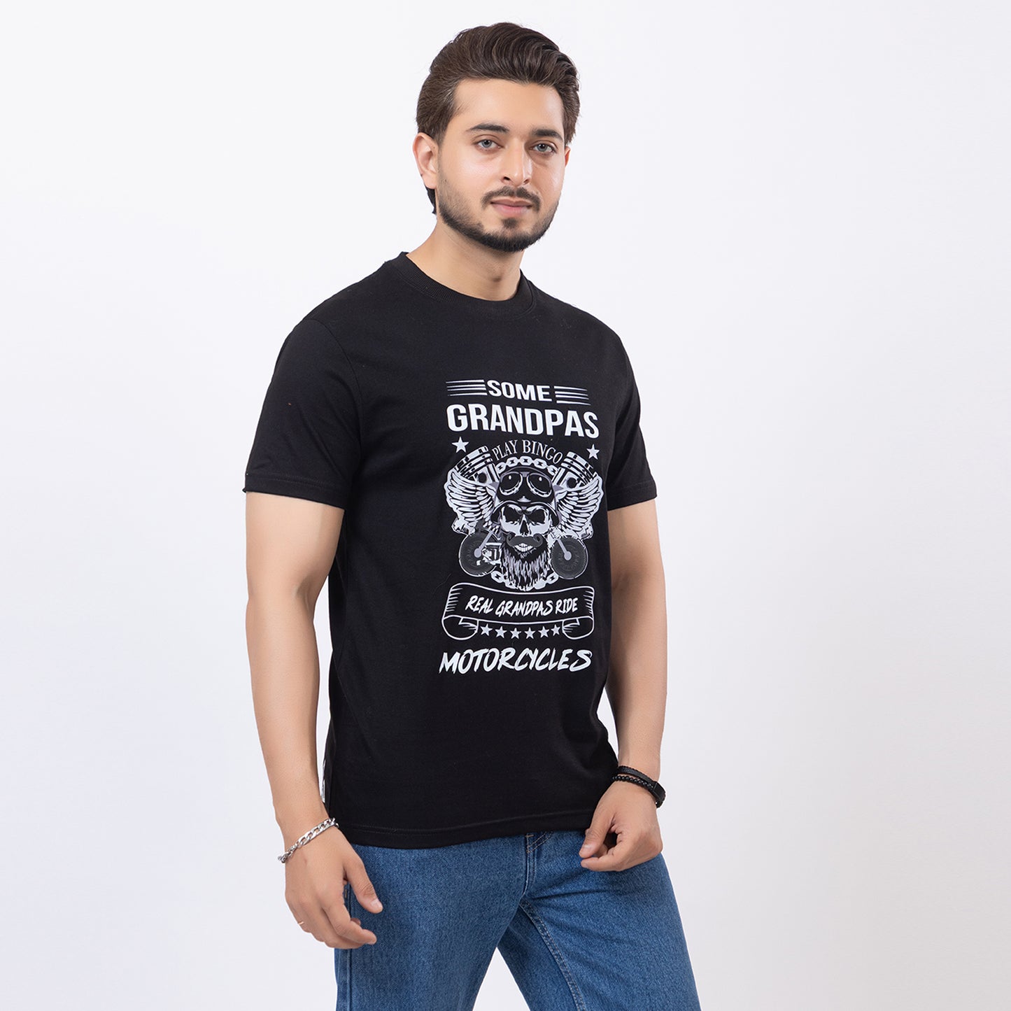 Real Grandpas Ride Motorcycles T-shirt