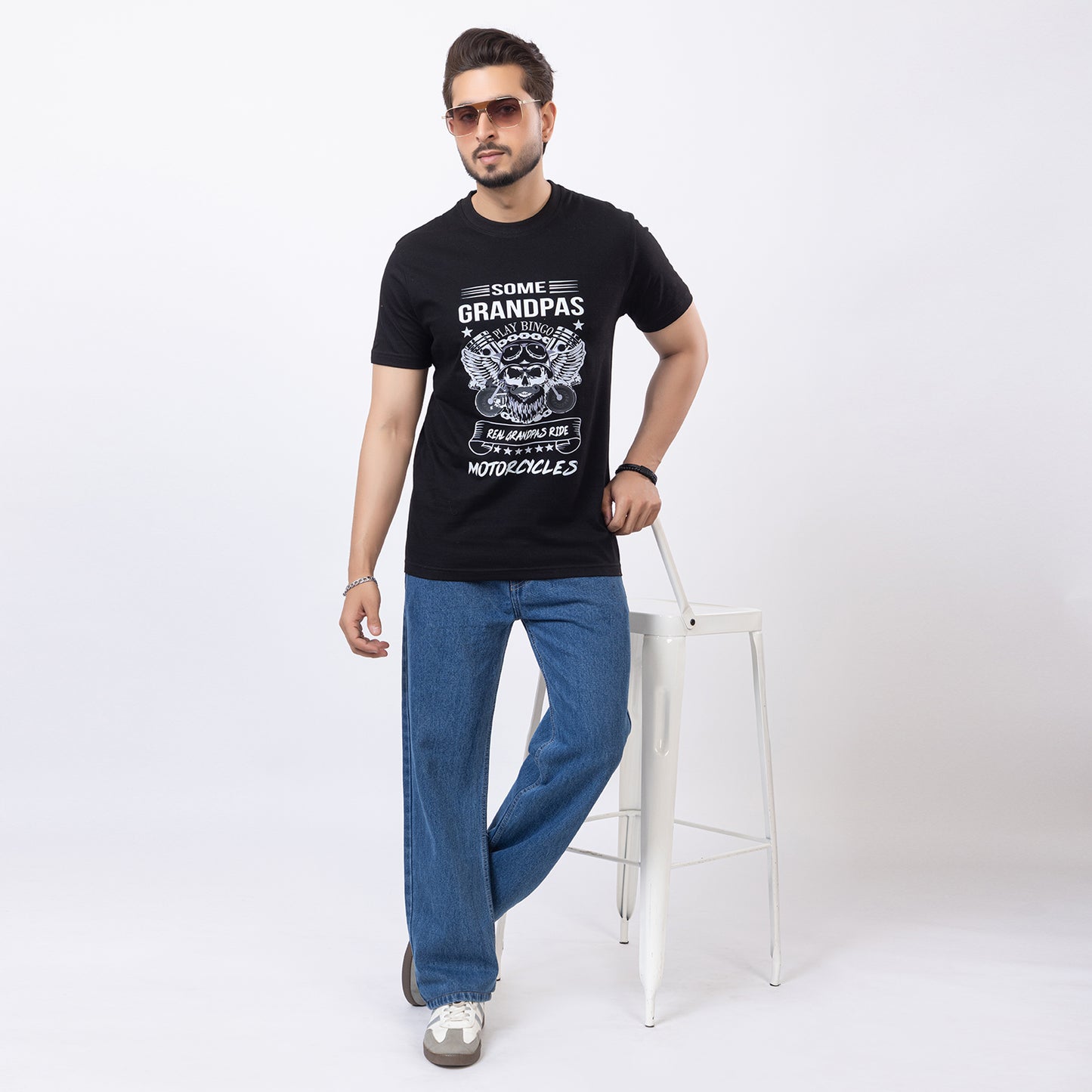 Real Grandpas Ride Motorcycles T-shirt