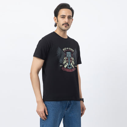 Wild And Free Biker T-shirt