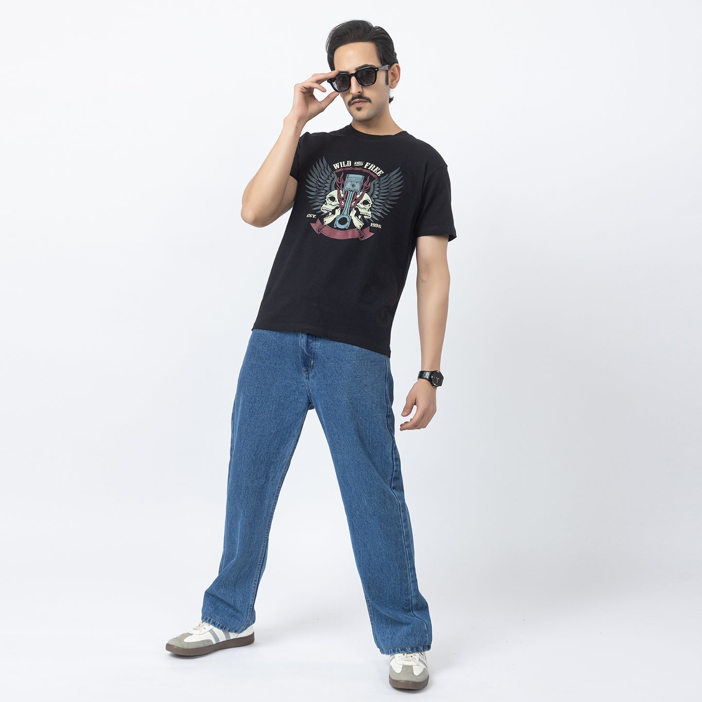 Wild And Free Biker T-shirt