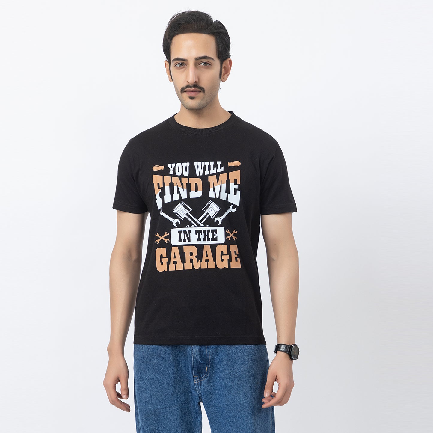 You Will Find Me In The Garage Biker T-shirt