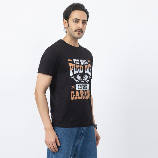 You Will Find Me In The Garage Biker T-shirt
