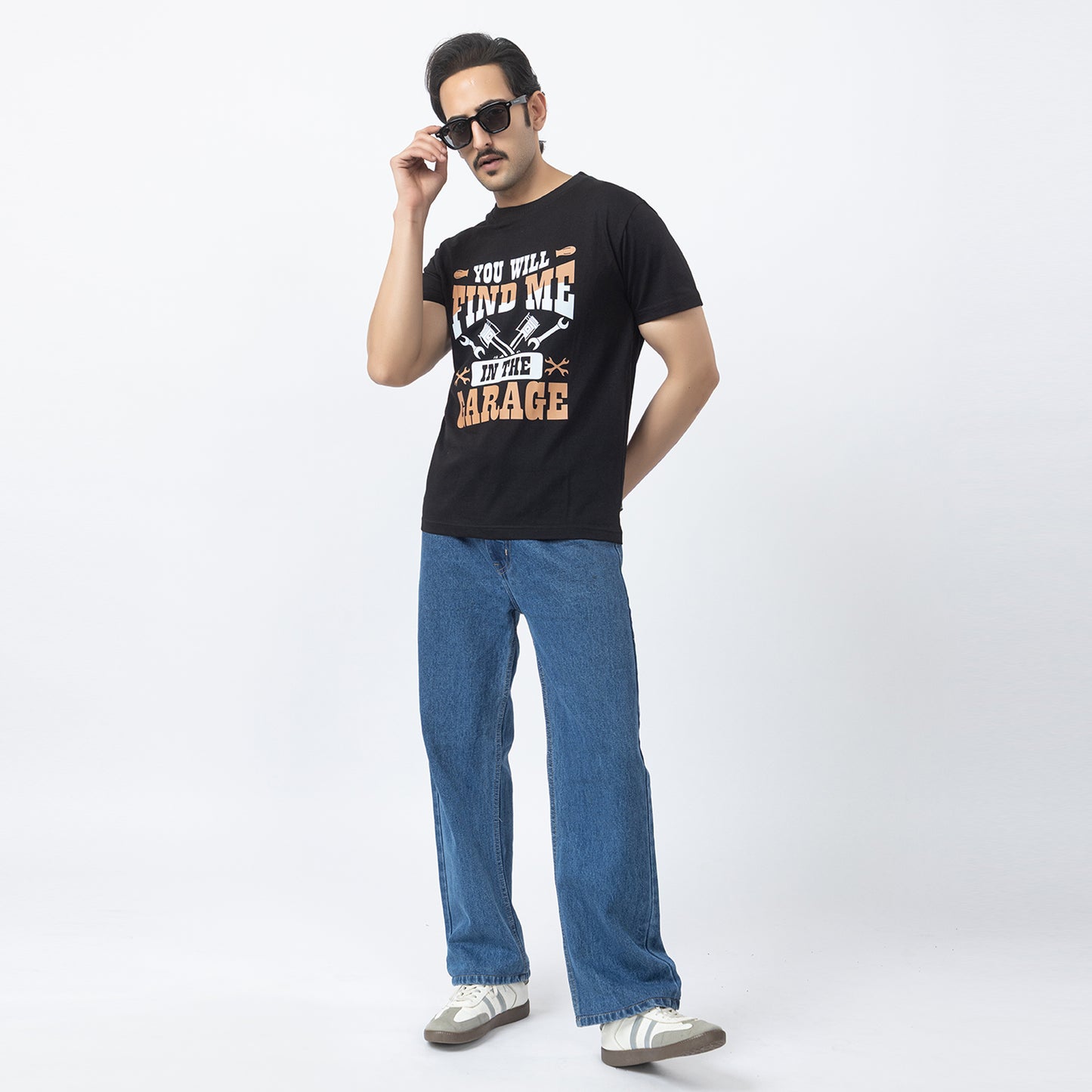 You Will Find Me In The Garage Biker T-shirt