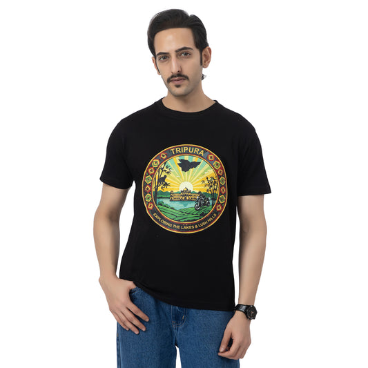 Tripura - Exploring Lakes And Lush Hills Biker T-shirts