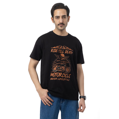 Ride Till Death Biker T-shirt