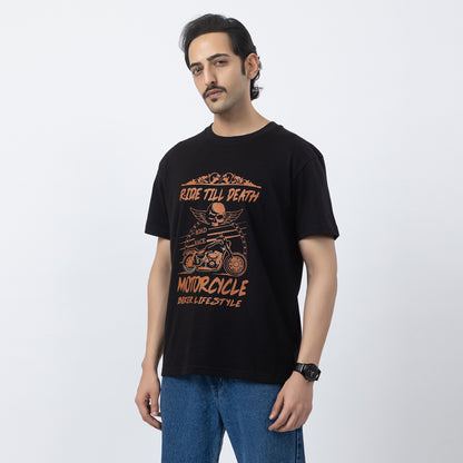Ride Till Death Biker T-shirt