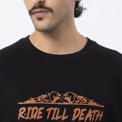 Ride Till Death Biker T-shirt