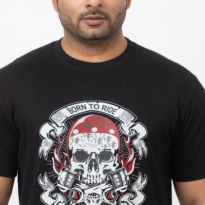 Born To Ride Ride To Born Biker T-shirt