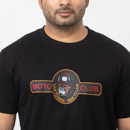 Moto Club Live to Ride, Ride To Live Biker T-shirt