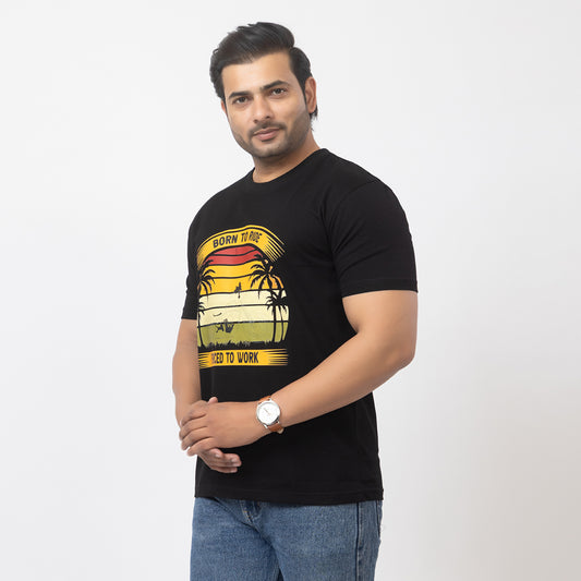 Born To Ride Forced To Work Biker T-shirt