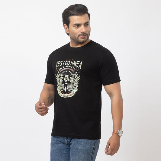 Yes I Do Have Retirement Plan Biker T-shirt