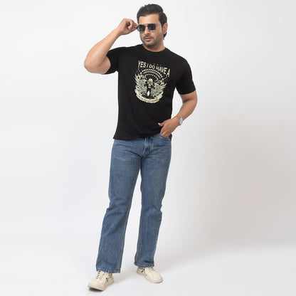 Yes I Do Have Retirement Plan Biker T-shirt