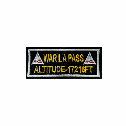 Warila pass 4*2 inches embroidered patch - TRG GEARS