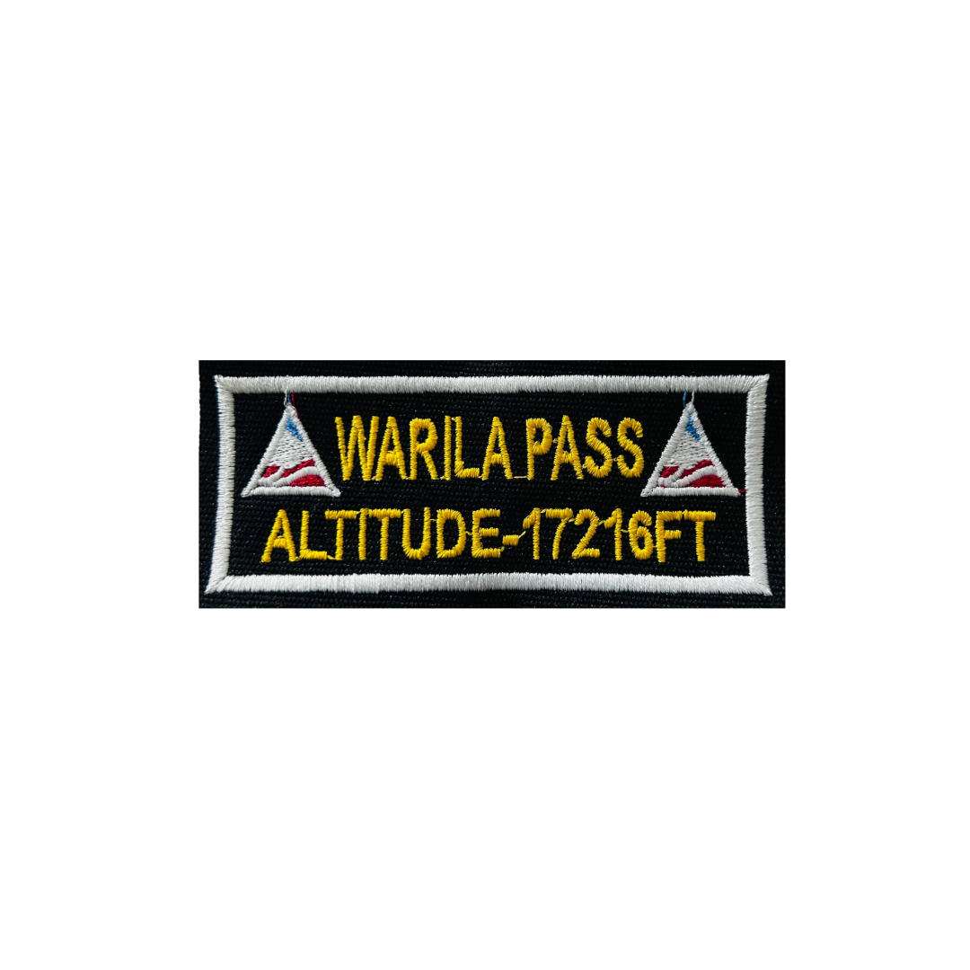 WARILA PASS 4*2 INCHES EMBROIDERED PATCH