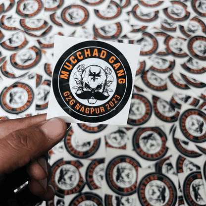 Customised stickers 2.5-3 inches - TRG GEARS