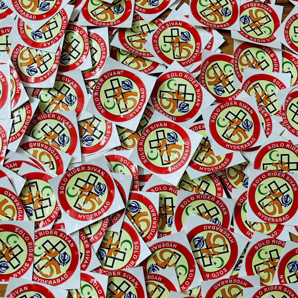 Customised stickers 2.5-3 inches - TRG GEARS