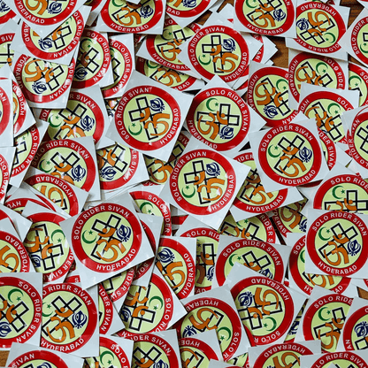 Customised stickers 2.5-3 inches - TRG GEARS