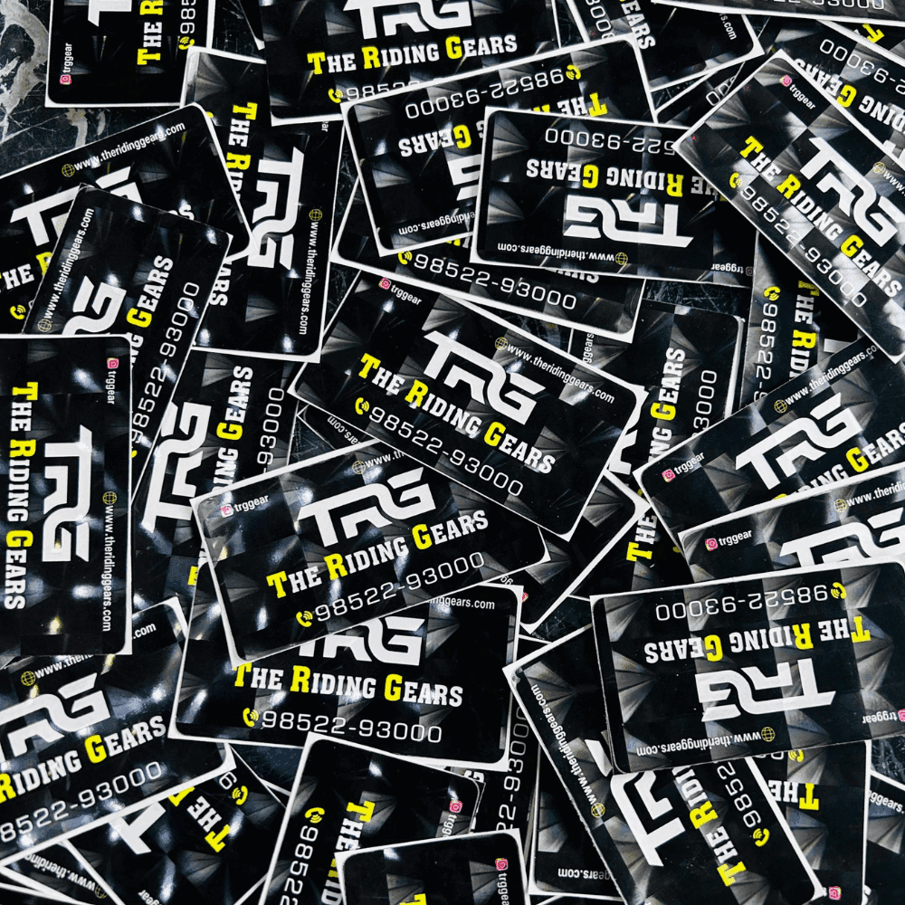 Customised stickers 2.5-3 inches - TRG GEARS