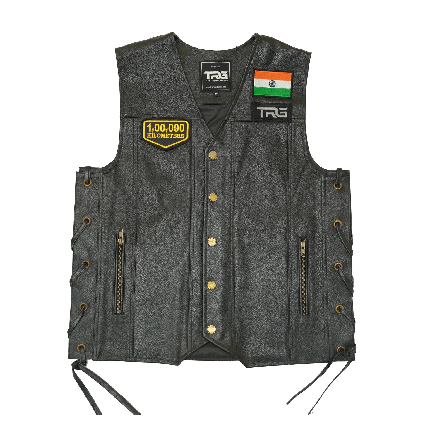 Trg07 Pure Leather Riding vest