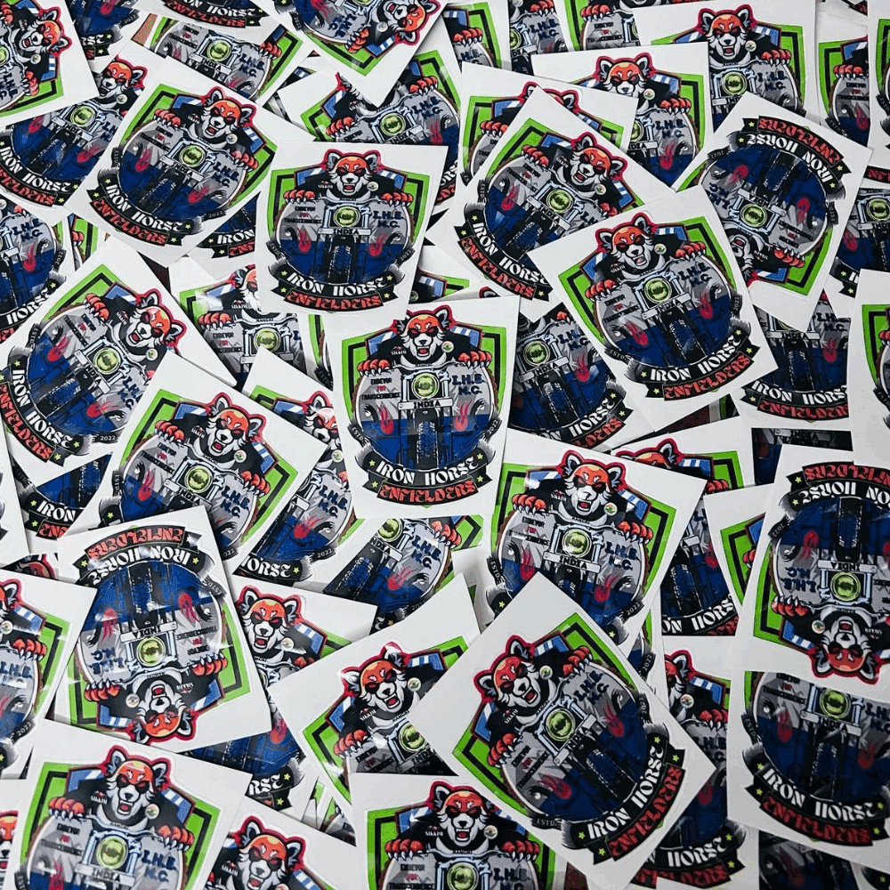 Customised stickers 2.5-3 inches - TRG GEARS
