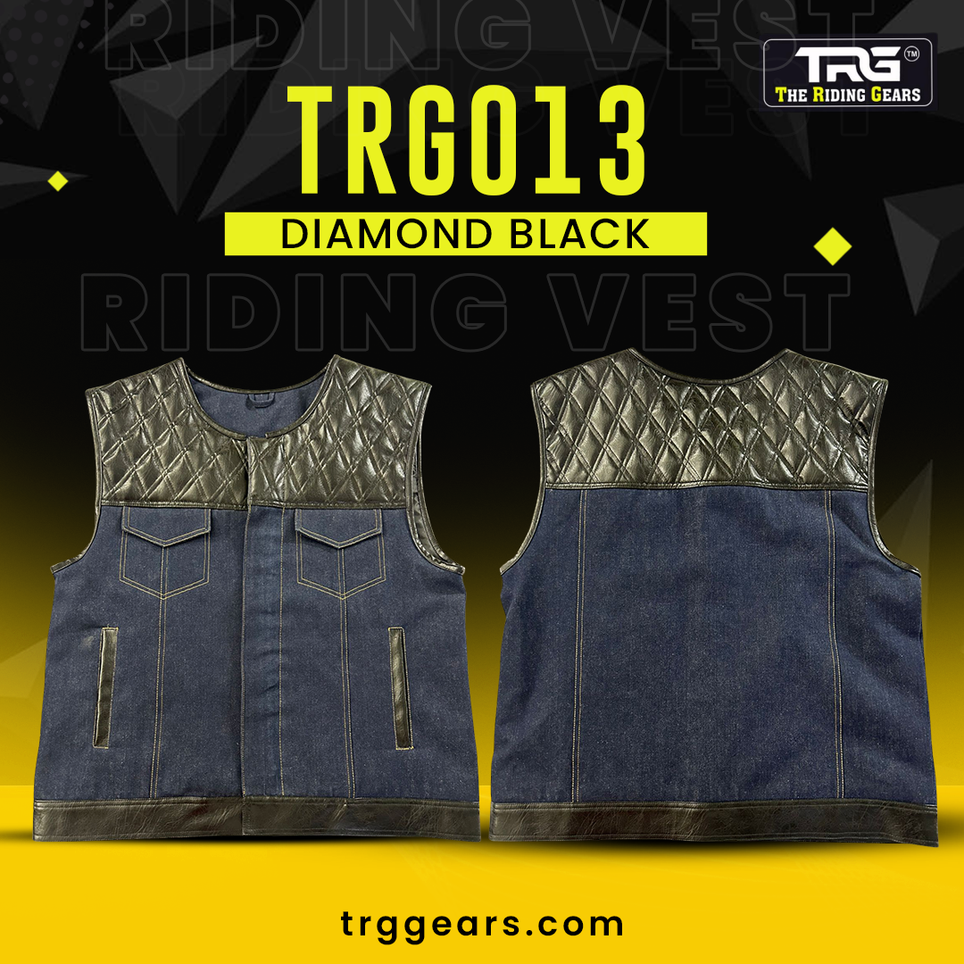 TRG013 DIAMOND BLACK VEST