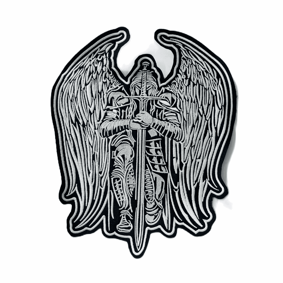 God father back patch 11*10 inches embroidered - TRG GEARS