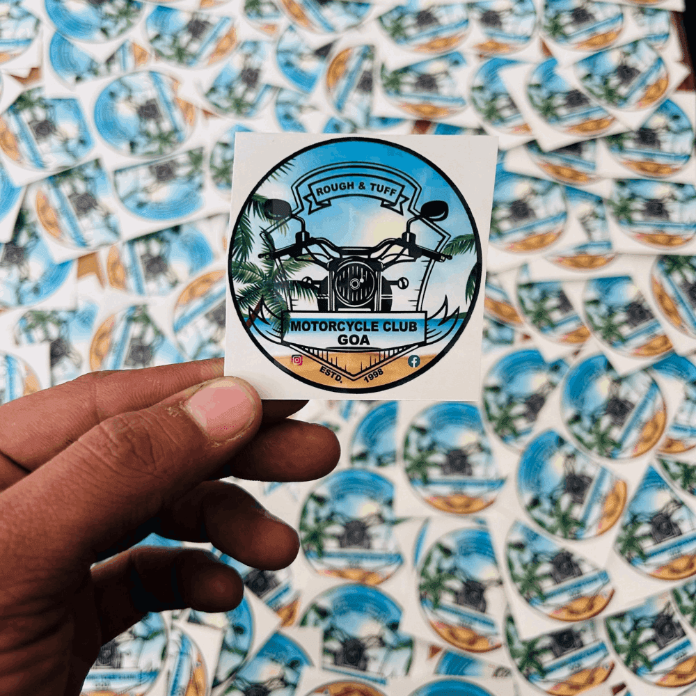 Customised stickers 2.5-3 inches - TRG GEARS