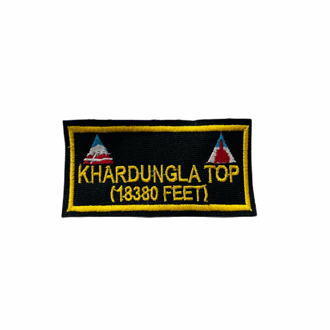 Khardungla pass 4* 2 inches embroidered patch - TRG GEARS