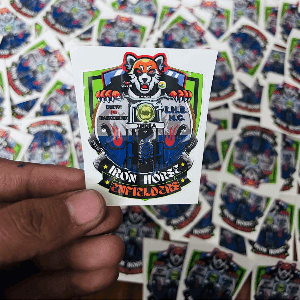 Customised stickers 2.5-3 inches - TRG GEARS
