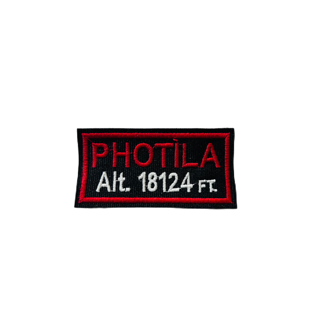 PHOTILA 3.5*2 INCHES EMBROIDERED PATCH