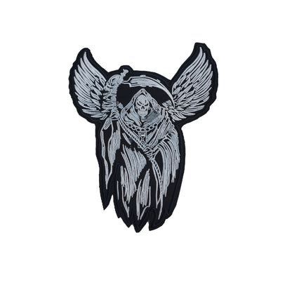 Angel Back Premium Embroidered Patch | Iron-On & Sew-On | 11 × 8.5 Inches