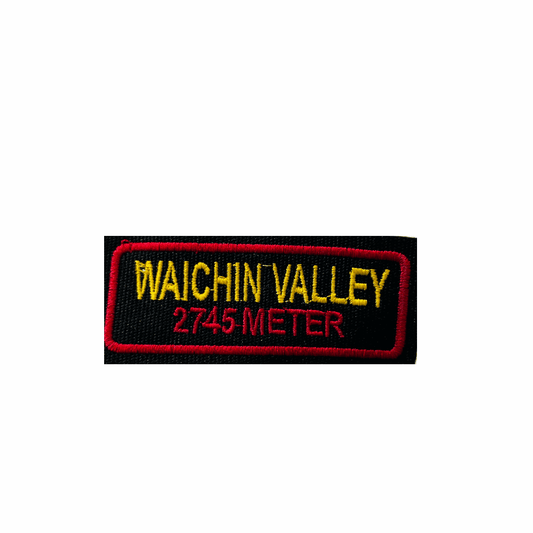 Waichin valley 4 * 2 inches embroidered patch - TRG GEARS