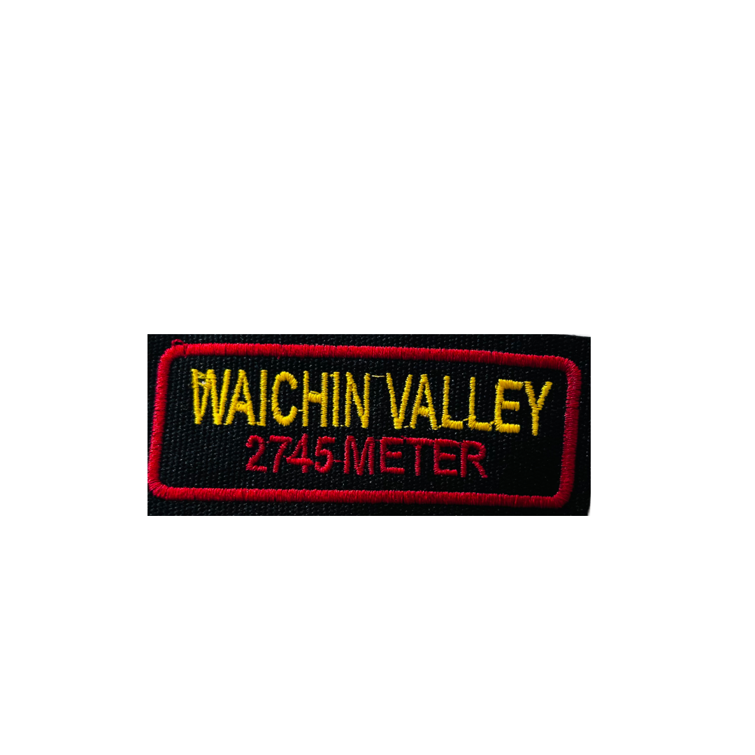 WAICHIN  VALLEY 4 * 2 Inches EMBROIDERED PATCH