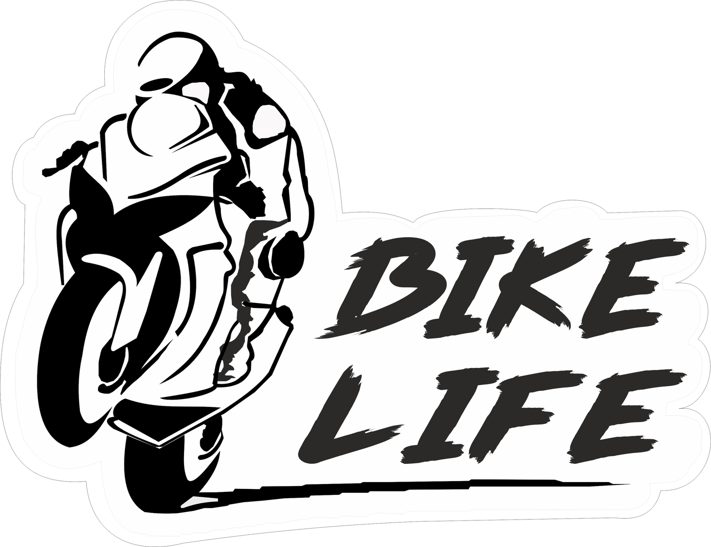 Bike Life Sticker 1.9 × 2.5 Inches – Premium Motorcycle Sticker