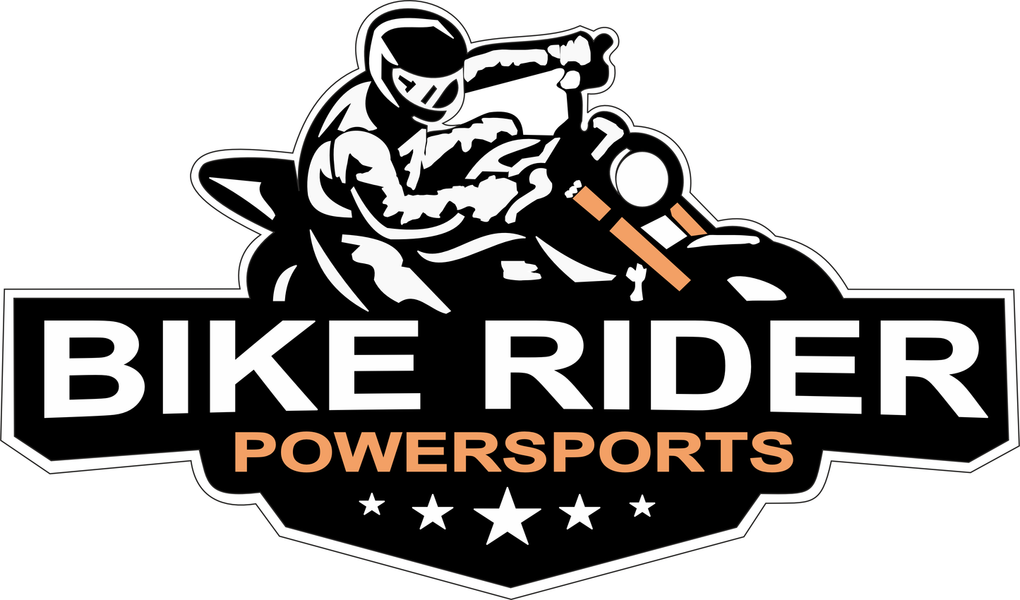 Bike Riders Powersports Sticker 1.4 × 2.5 Inches – Motorcycle Sticker
